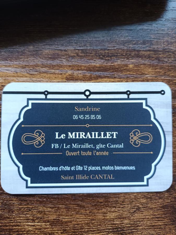 Le Miraillet, Chambre Hote Saint-Illide ภายนอก รูปภาพ